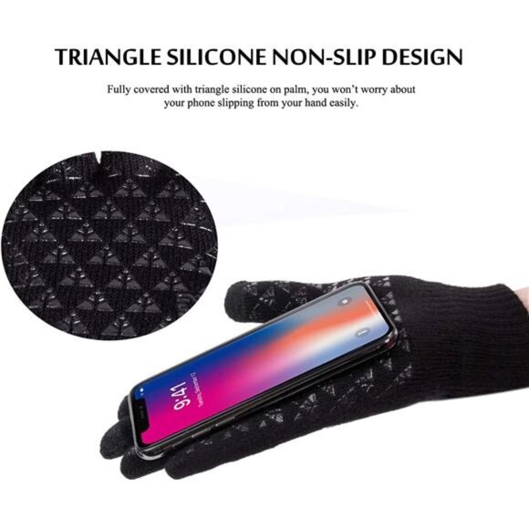 TRENDOUX Winter Gloves for Men Women - Upgraded Touch Screen Cold Weather - Picture 4 of 6
